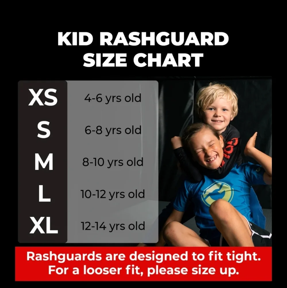Kids' Contender Rash Guard. - Picture 7 of 7